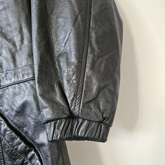 Wilsons‎ Leather Coat Jacket Men's Size Medium Thinsulate Quilted Liner Vintage - Picture 4 of 12